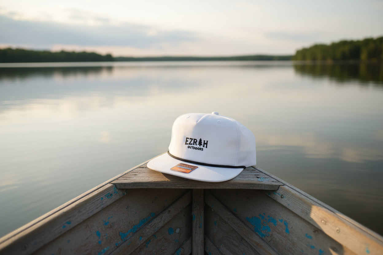 Ezrah Outdoors White Rope Hat